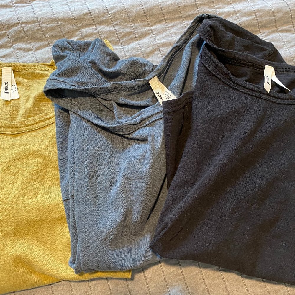 Pact Bundle of 3 Tops Size Large